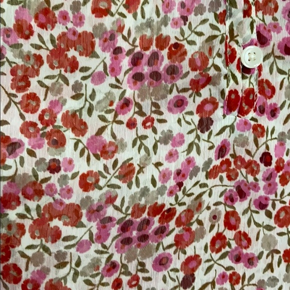 Flower-print blouse tank - Picture 2 of 2